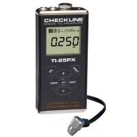 Checkline TI-25PX Economical Ultrasonic Wall Thickness Gauge kit with T-102-2000 probe