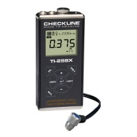 Checkline TI-25SX Ultrasonic Wall Thickness Gauge kit with T-102-3300 probe