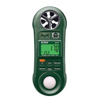 Extech 45170 Hygro-Thermo-Anemometer-Light Meter Pocket Size 4-in-1