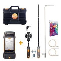 Testo 400-AF-KIT (0563 0407) Air Flow Kit with 400 Universal IAQ Instrument, Bluetooth Hot Wire Probe