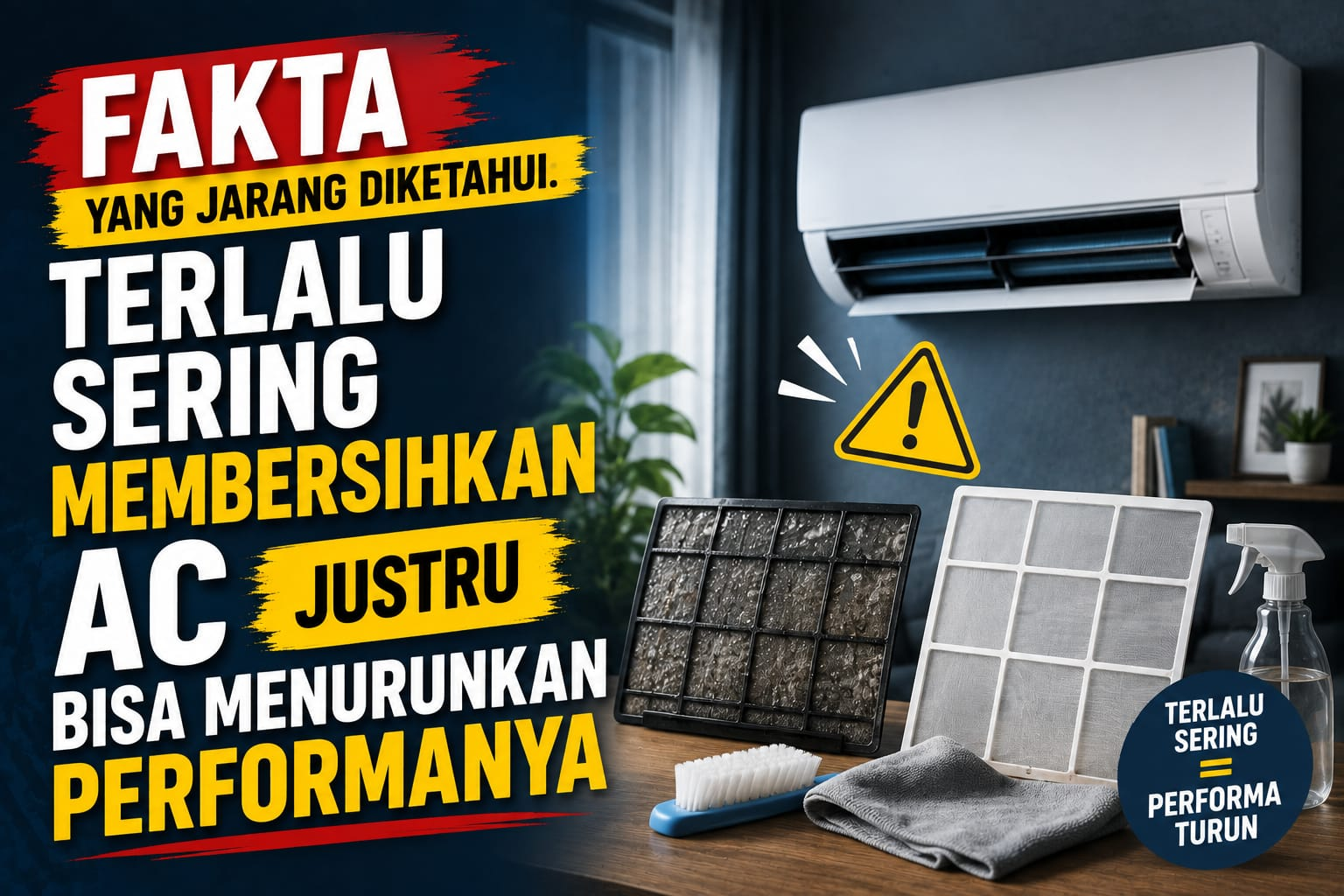 Fakta yang Jarang Diketahui: Terlalu Sering Membersihkan AC Justru Bisa Menurunkan Performanya