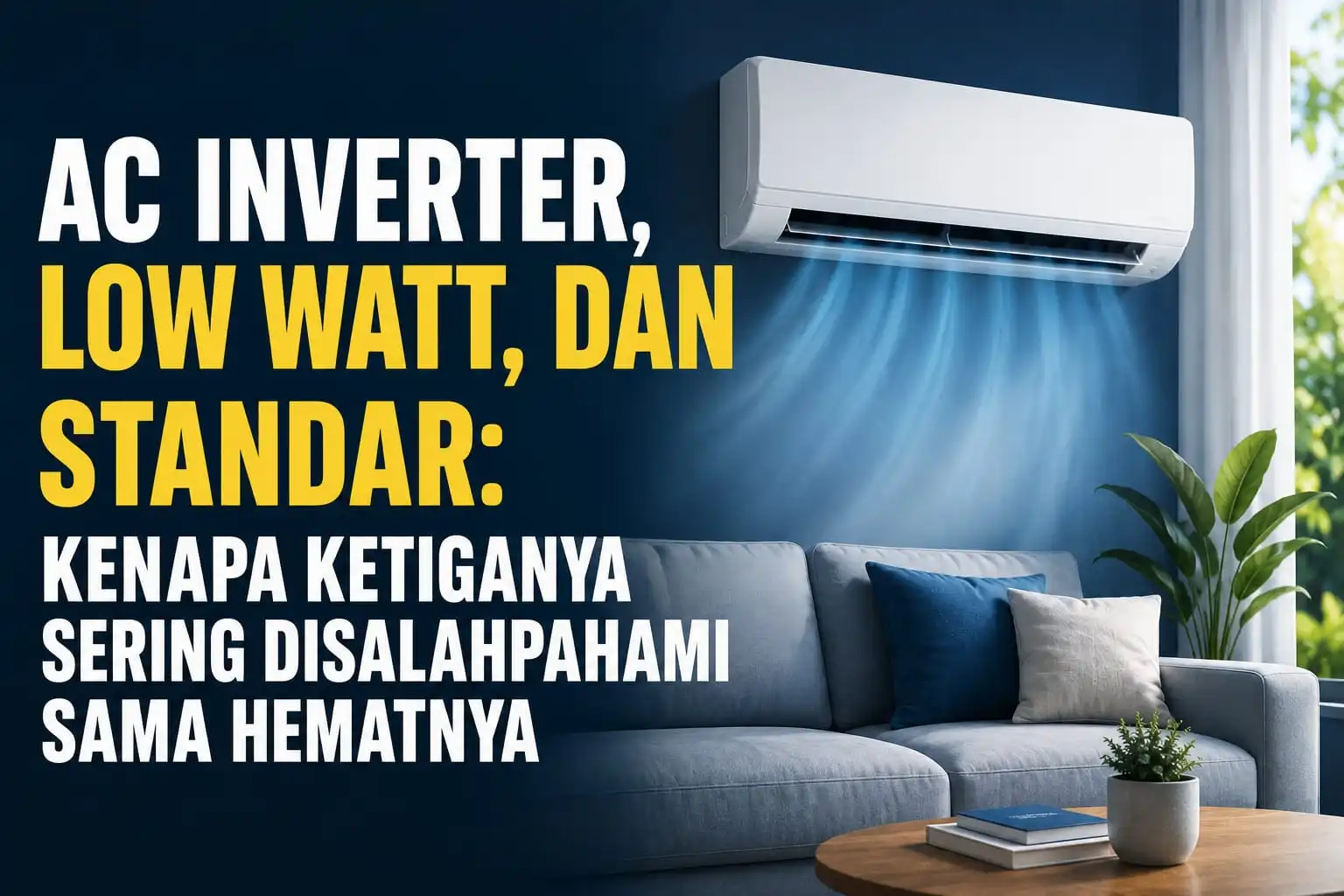 AC Inverter, Low Watt, dan Standar: Kenapa Ketiganya Sering Disalahpahami Sama Hematnya