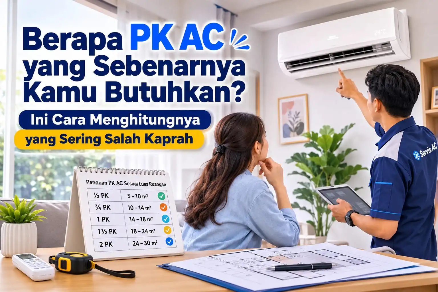 Berapa PK AC yang Sebenarnya Kamu Butuhkan? Ini Cara Menghitungnya yang Sering Salah Kaprah