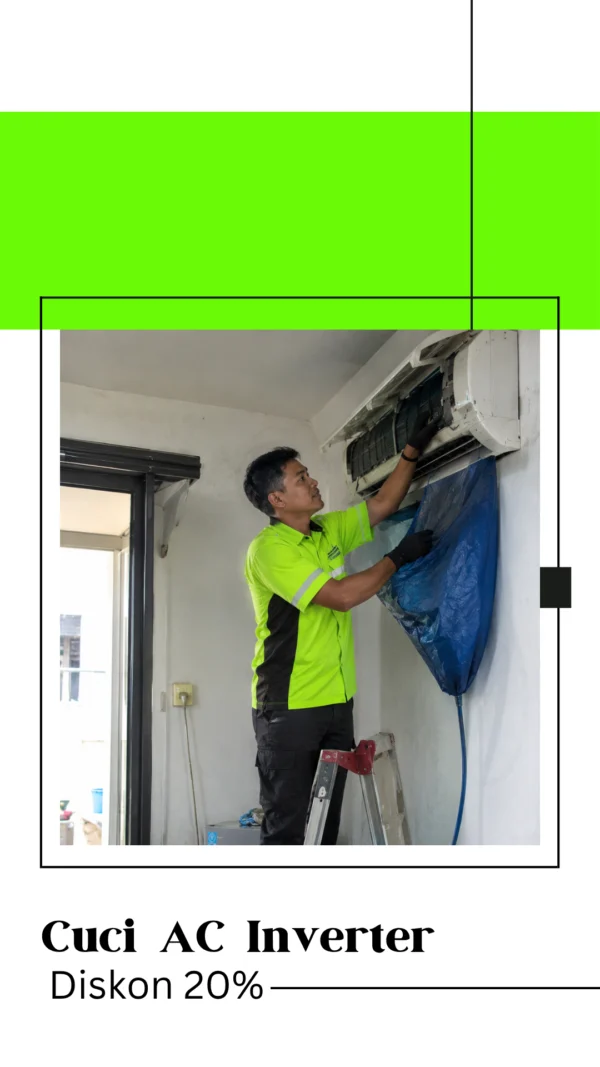 Jasa Cuci AC Inverter Profesional Jakarta dan sekitarnya