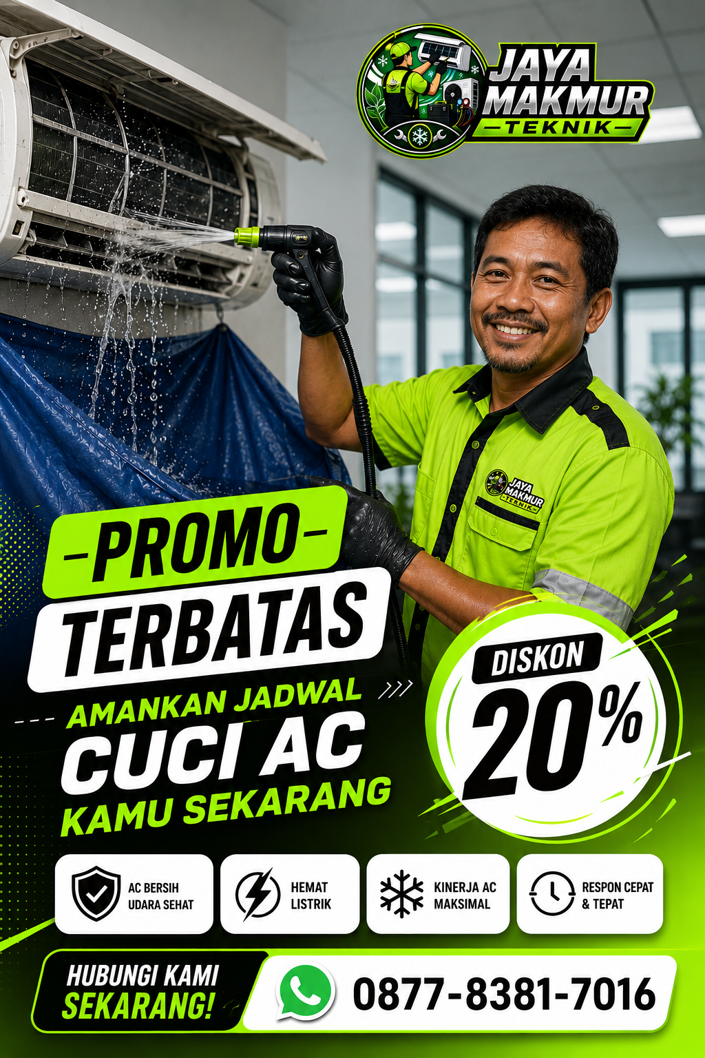 Jaya Makmur Teknik AC Promo Cuci AC